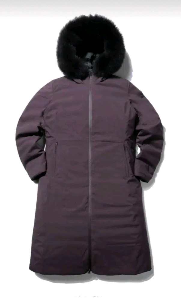 (새제품)K2패딩 여성 구스다운 리버시블 롱 다운(초코와인색 90) 이미지