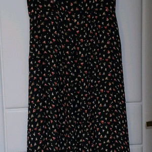 플로럴 패턴 롱 원피스 이미지