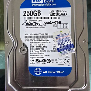 웬디 3.5인치 PC용 250GB SATA HDD 이미지