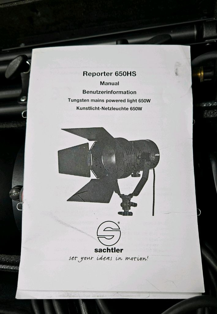 sachtler 셔틀러 650HS 텅스텐조명 무대조명 이미지