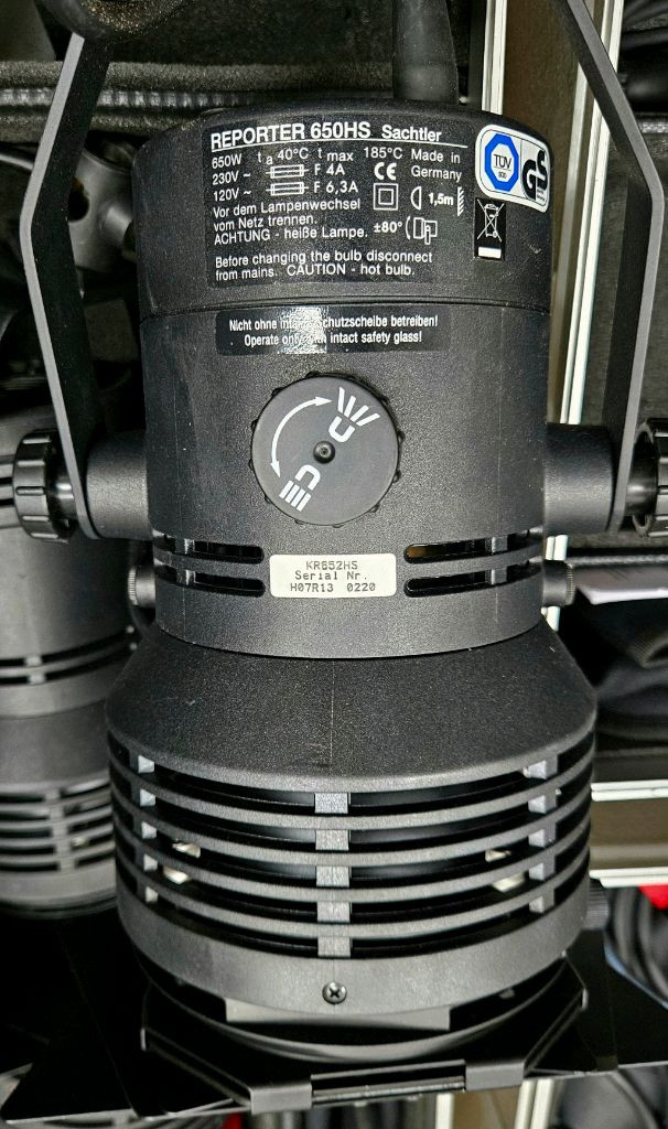 sachtler 셔틀러 650HS 텅스텐조명 무대조명 이미지