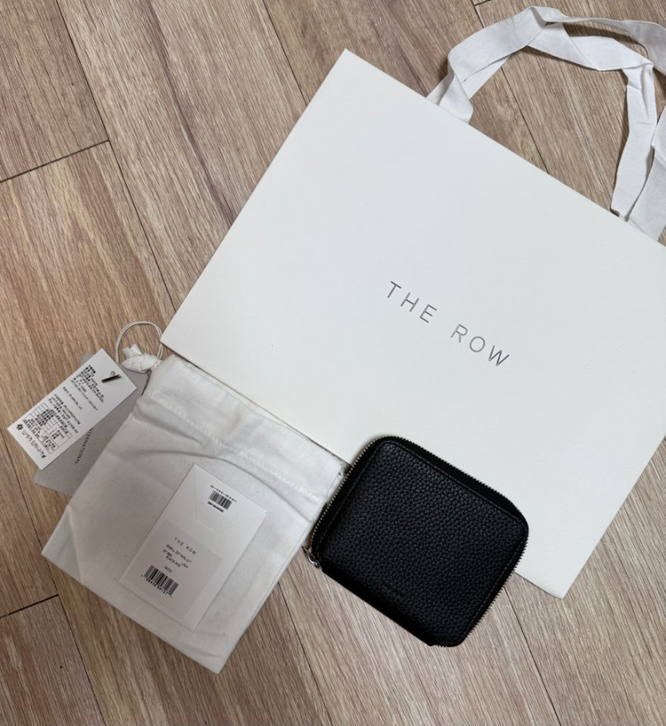 더로우 지퍼 반지갑 2025FW (블랙) 이미지