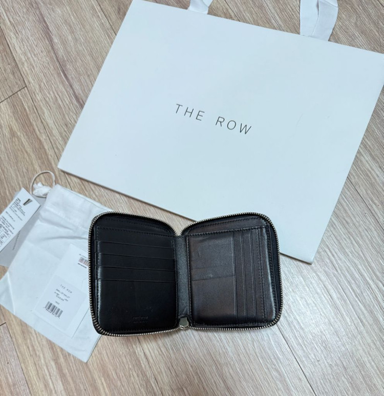더로우 지퍼 반지갑 2025FW (블랙) 이미지