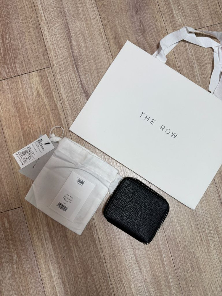 더로우 지퍼 반지갑 2025FW (블랙) 이미지