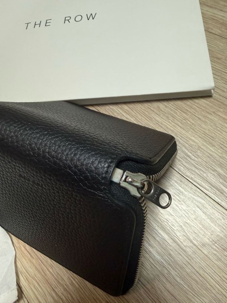더로우 지퍼 반지갑 2025FW (블랙) 이미지