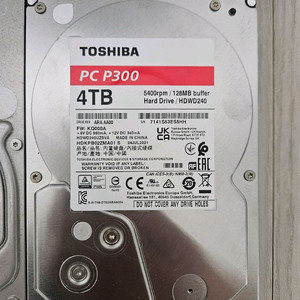 4TB 하드디스크 (HDD) 이미지