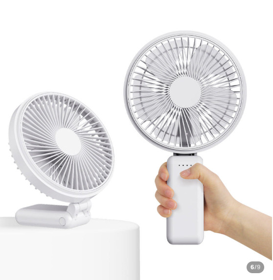 애니클리어 휴대용선풍기 빅팬 폴더블 무선 손풍기 FH10 화이트 미개봉 새상품 판매합니다. 이미지