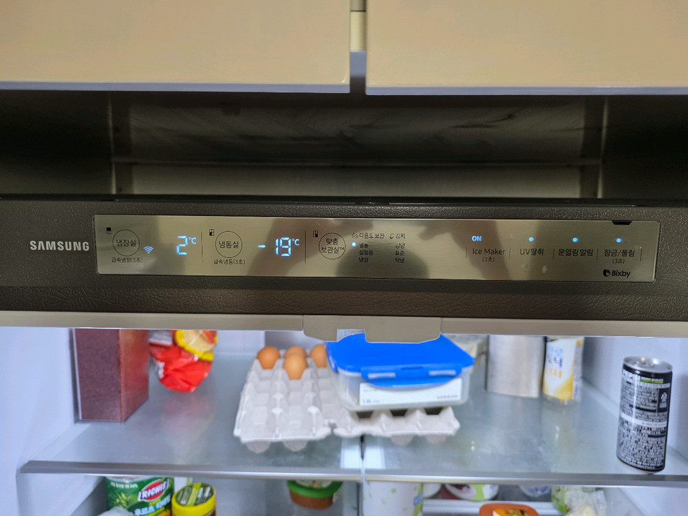 삼성 비스포크 4도어 냉장고 (아이스메이커+UV살균+메탈쿨링) 이미지