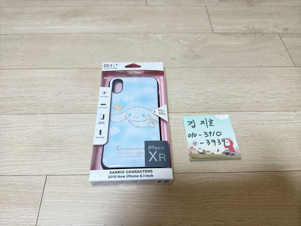 [새제품] 시나모롤 아이폰 XR 케이스 팝니다. 이미지