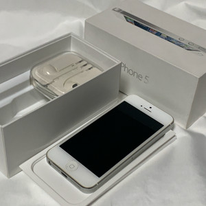 아이폰 5 실버 16g 이미지