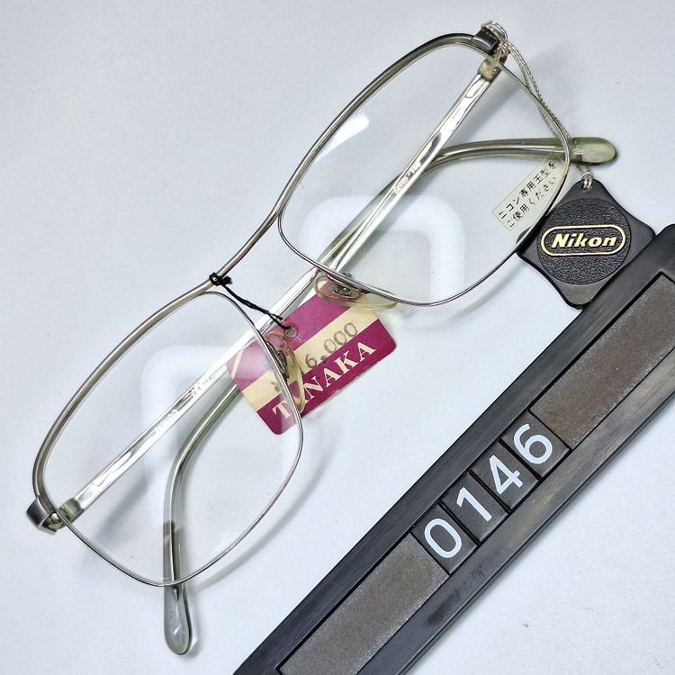 80s 일본제 빈티지 데드스톡 미사용/니콘 FB911 안경테 52mm/클래식 레트로 비즈니스 복고 패션 아이웨 이미지