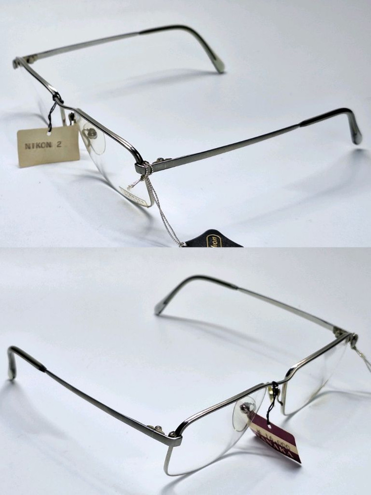 80s 일본제 빈티지 데드스톡 미사용/니콘 FB911 안경테 52mm/클래식 레트로 비즈니스 복고 패션 아이웨 이미지