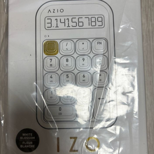 AZIO IZO 화이트 블라썸 무선 기계식 숫자패드 이미지