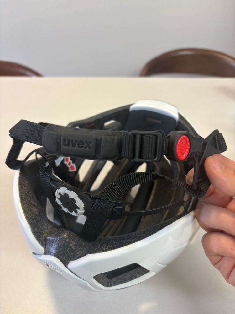 자전거 헬맷 우벡스 레이스9 화이트L(57-60cm) 이미지