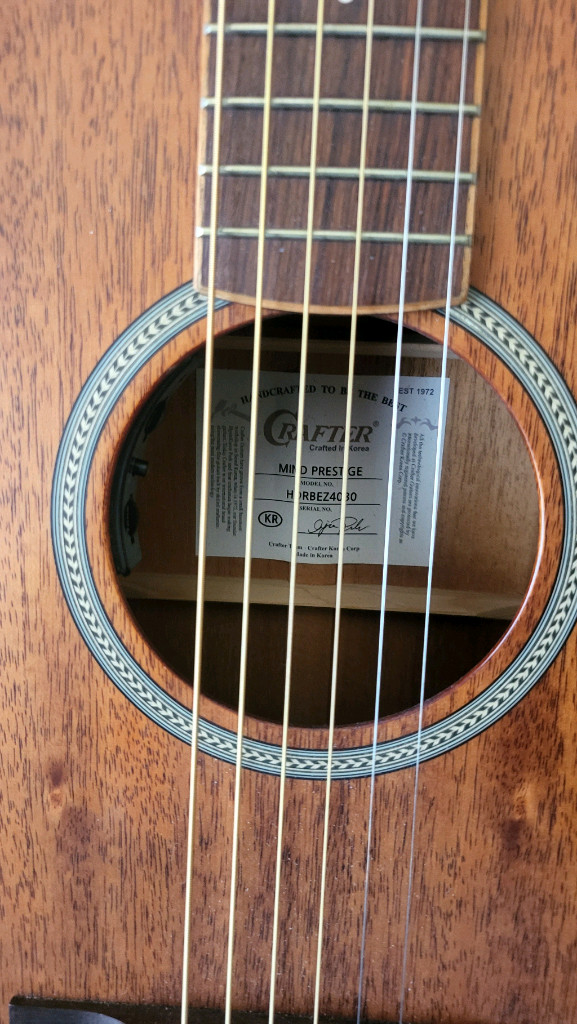 크래프터 마인드 프레스티지 통기타 이미지