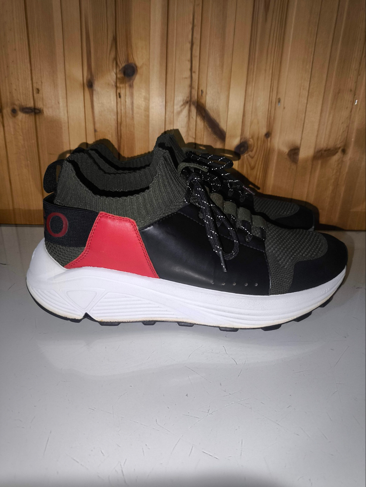 41 260mm 휴고보스 비브람 에렌 니트 가죽 스니커즈 k3105 이미지