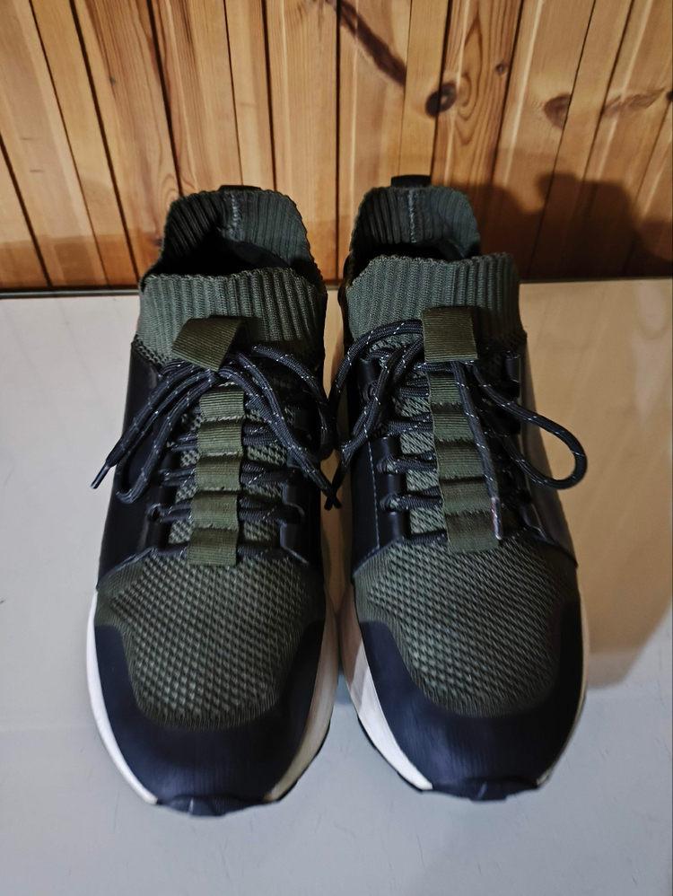 41 260mm 휴고보스 비브람 에렌 니트 가죽 스니커즈 k3105 이미지