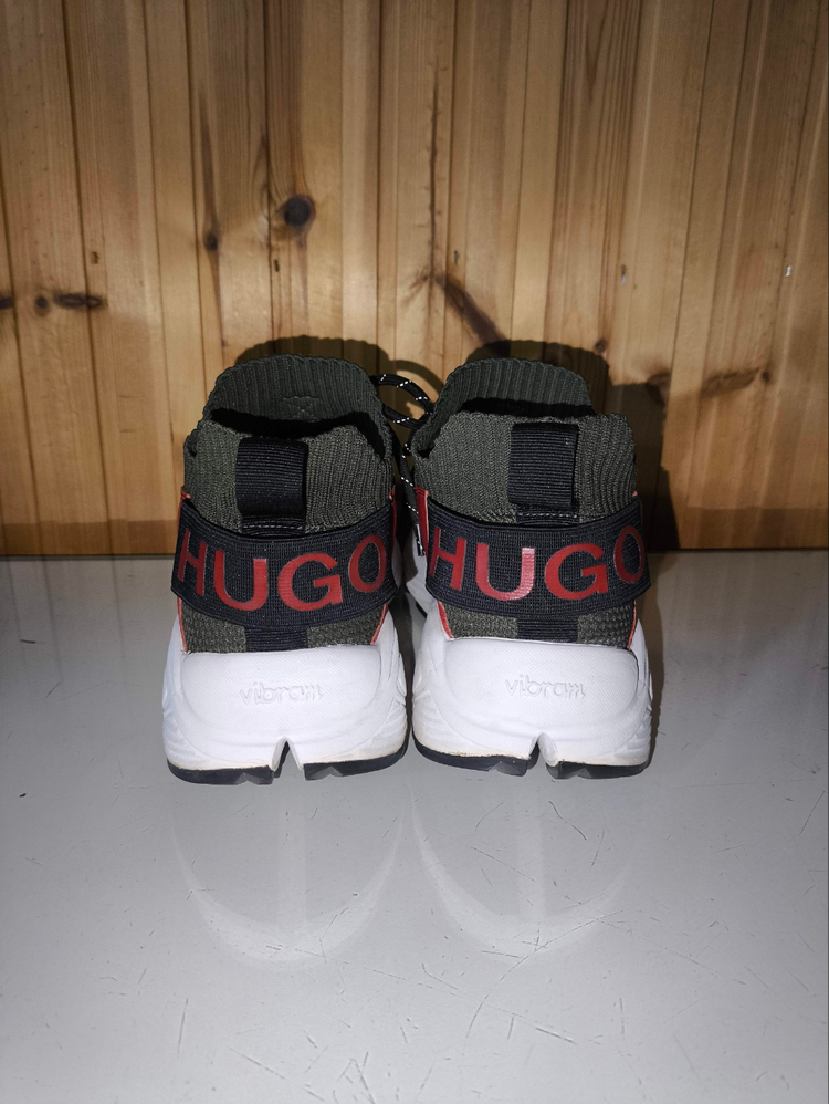 41 260mm 휴고보스 비브람 에렌 니트 가죽 스니커즈 k3105 이미지