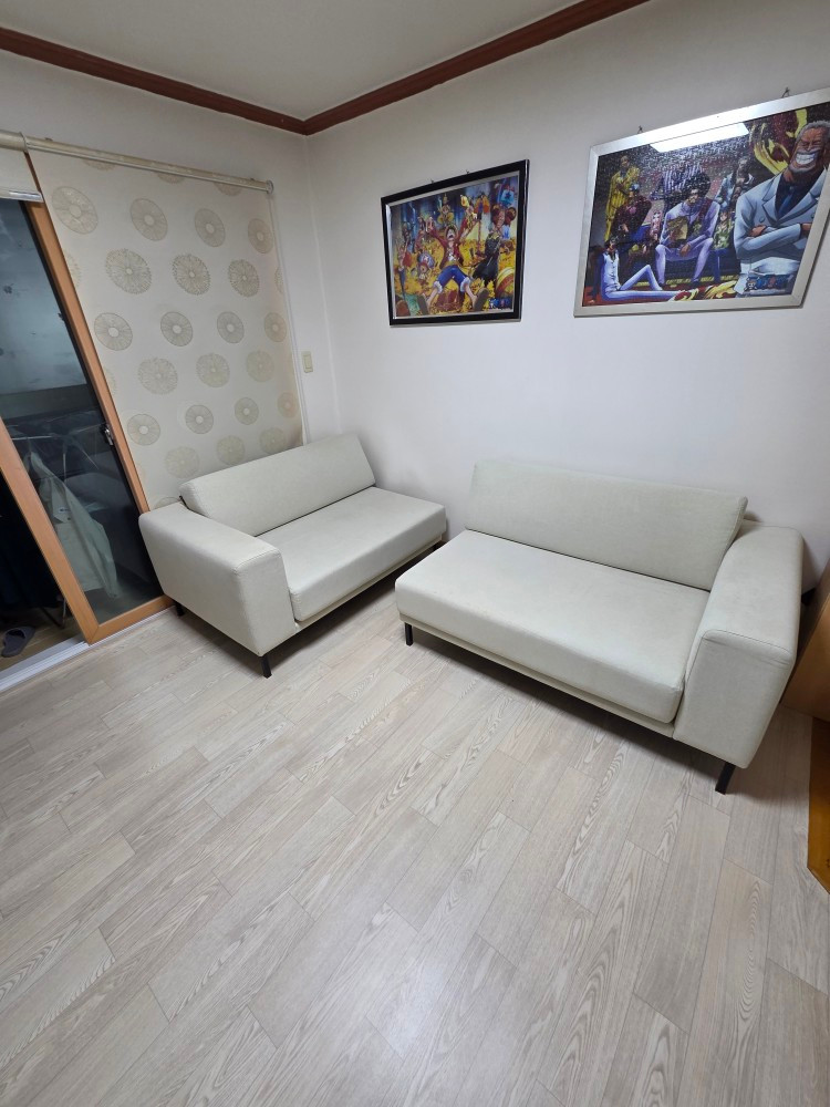 1401 코지 패브릭 4인용 소파 팝니다 이미지