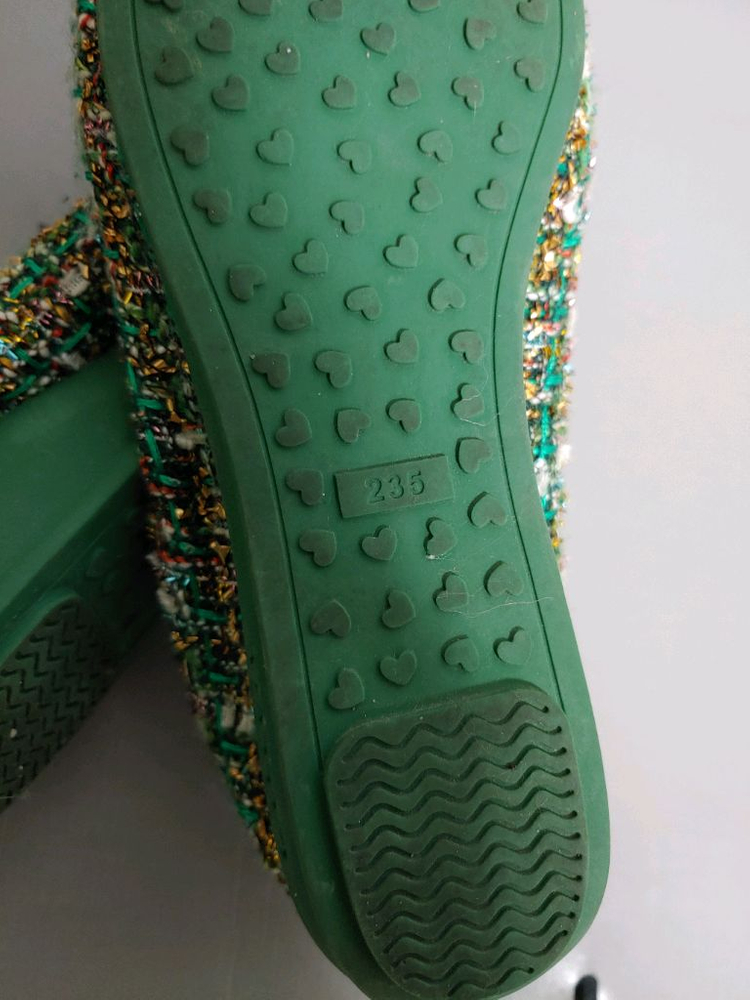 무료드림 (올린옷구매하시는분께)꺌랑 CALIN 트위드 플랫슈즈 이미지