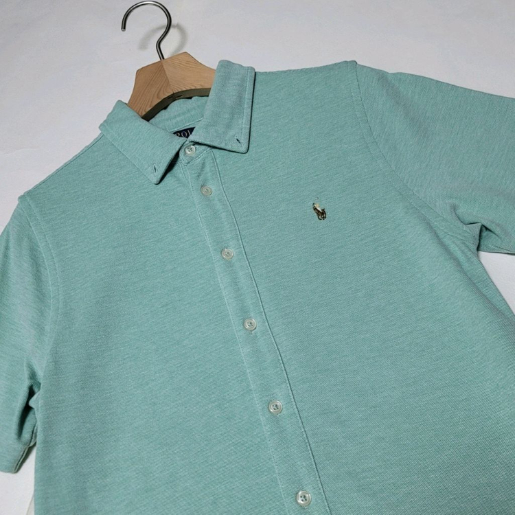 S 폴로 여성 반팔셔츠 애쉬그린 랄프로렌 니트옥스포드 이미지