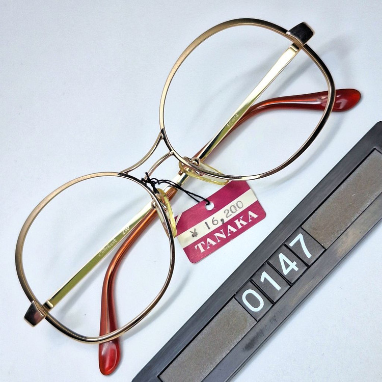 80s 일본제 빈티지 데드스톡 미사용/Charmant 210 샤르망 안경테 52mm/보스턴 클래식 레트로 앤틱 복고 이미지