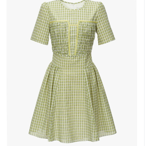 새상품 잇미샤 it michaa 썸머 체크 원피스 55사이즈 이미지