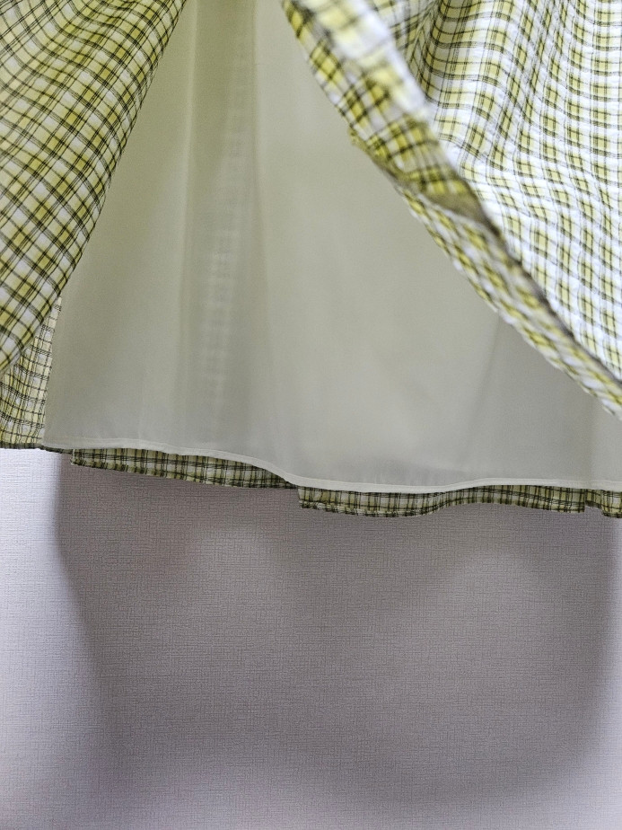 새상품 잇미샤 it michaa 썸머 체크 원피스 55사이즈 이미지