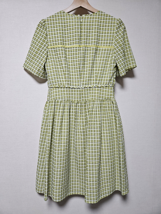 새상품 잇미샤 it michaa 썸머 체크 원피스 55사이즈 이미지