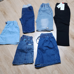 [140]여아동 반바지6벌일괄/키즈주니어7부팬츠 이미지