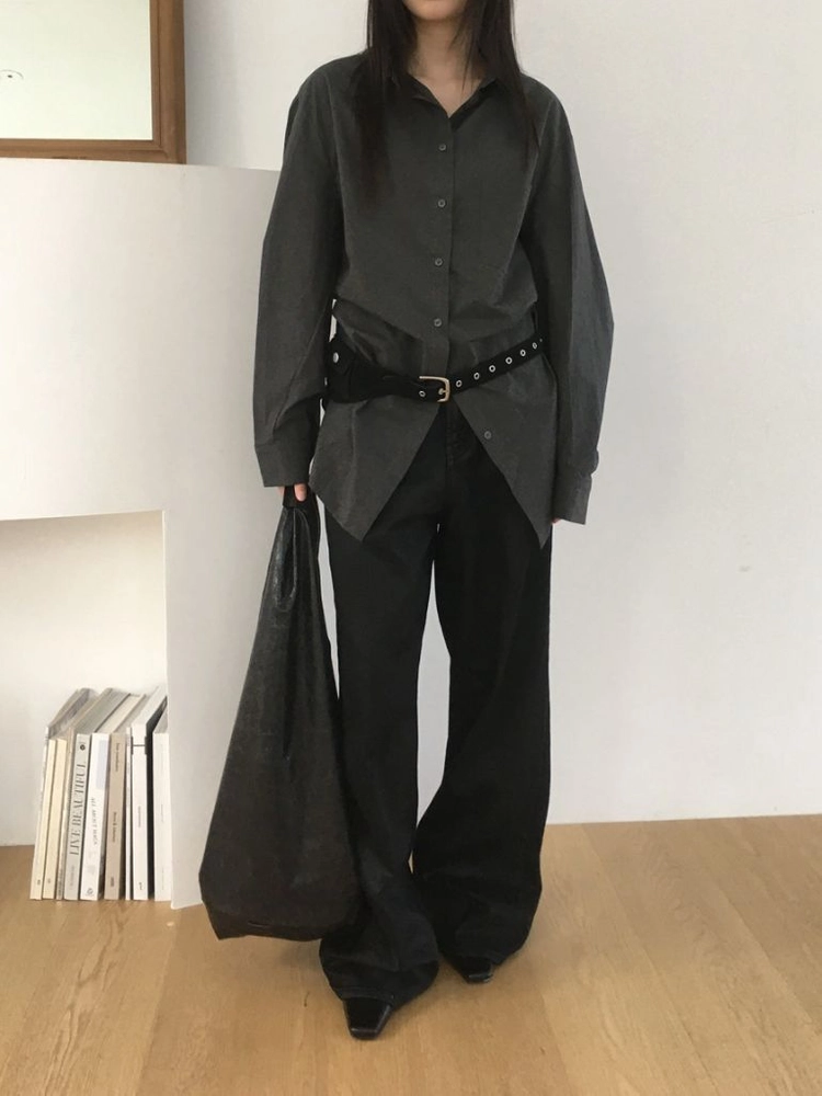 미엔느 mienne 포키 스웨이드 벨트백 이미지