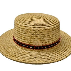 여아 라탄 썬햇 핸드밀짚 이미지