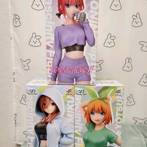 (무료배송)오등분의신부 피규어 3종 일괄 이미지