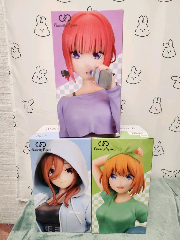 (무료배송)오등분의신부 피규어 3종 일괄 이미지