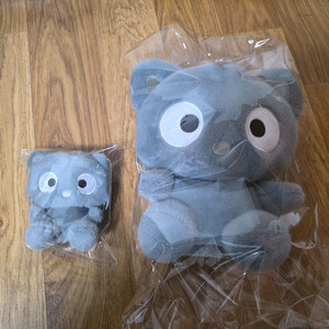 초코캣 모노톤 인형 중형, 키링(13cm) 세트 이미지