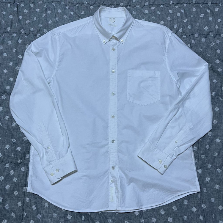 [새상품, 50(100-105)] 아르켓 옥스포드 셔츠 화이트 이미지