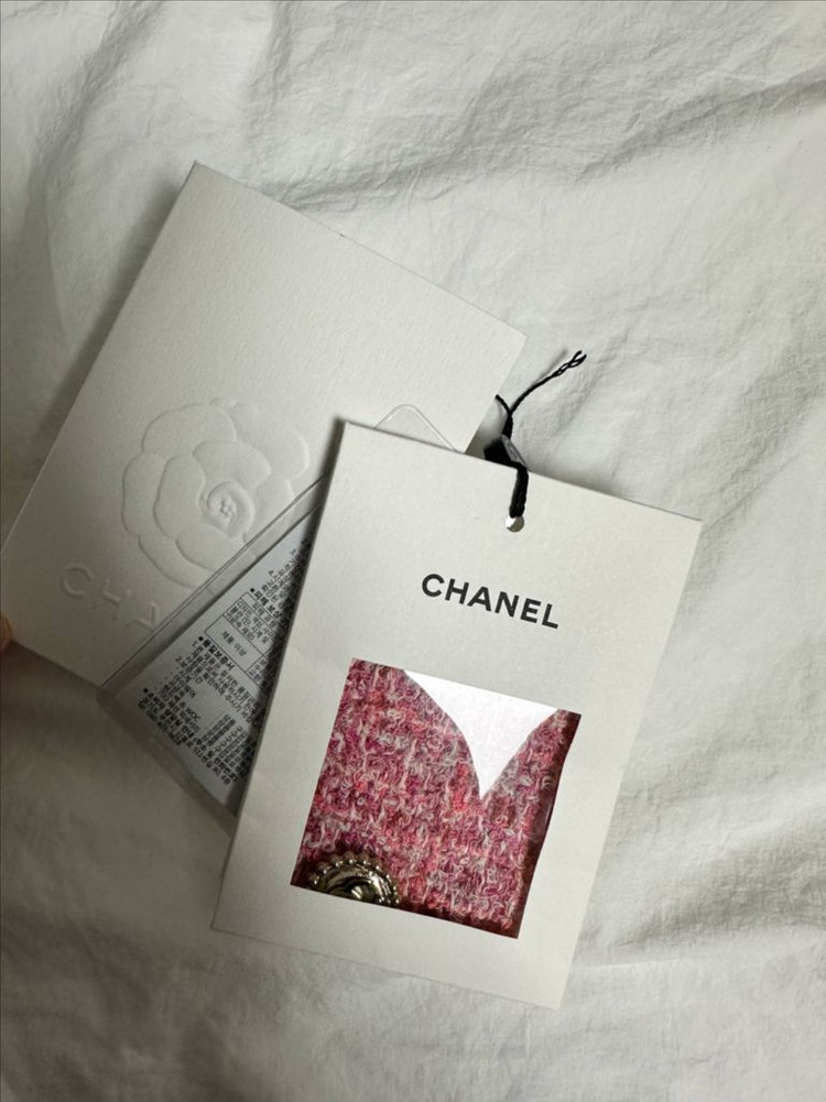 S급)샤넬 P76715 트위드 핑크 자켓 38(1시간착용) 옷걸이포함 이미지