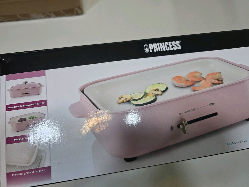 프린세스 레트로 핫플레이트 그릴 이미지
