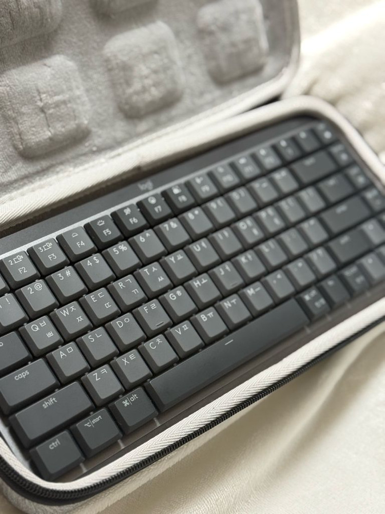 로지텍 MX MECHANICAL MINI FOR MAC 무선 기계식 텐키리스 키보드 이미지