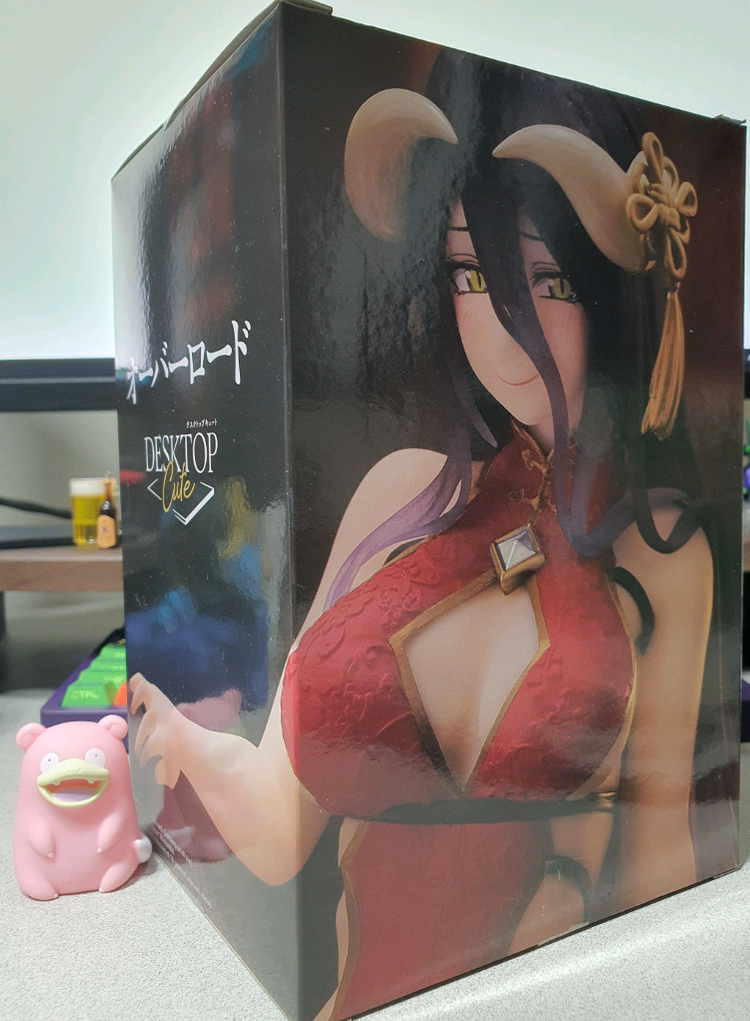 (미개봉)타이토 오버로드 Desktop Cute 피규어 알베도 차이나 이미지