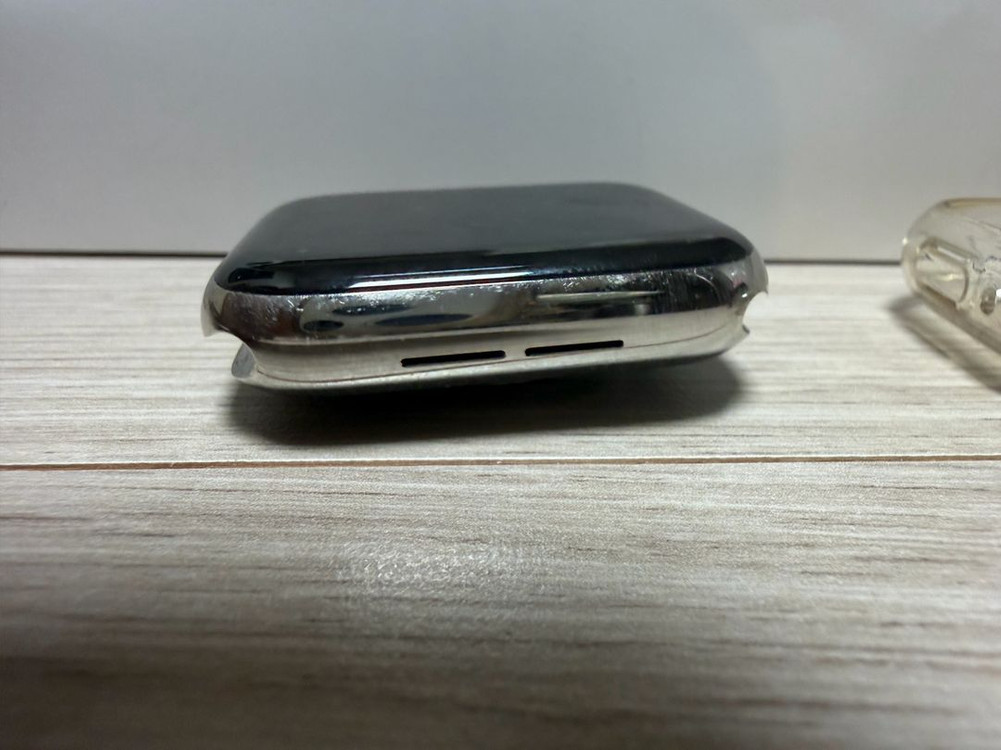 애플워치 6 44mm 스테인리스 실버 이미지