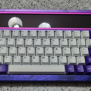 앵그리미아오 Am65 rgb 바이올렛 퓨리 커스텀키보드 팝니다. 이미지
