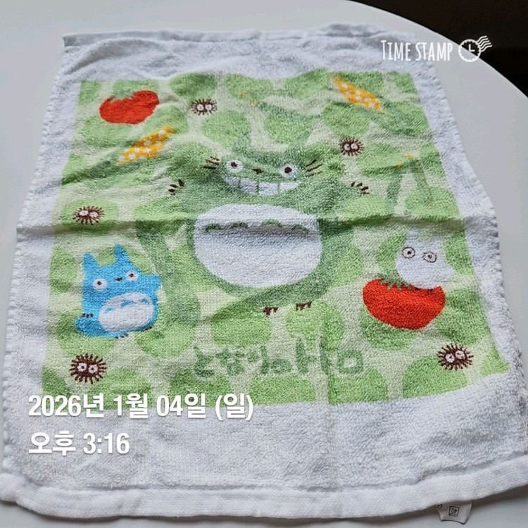 이웃집 토토로 수건 및 수건통 (손수건) 이미지