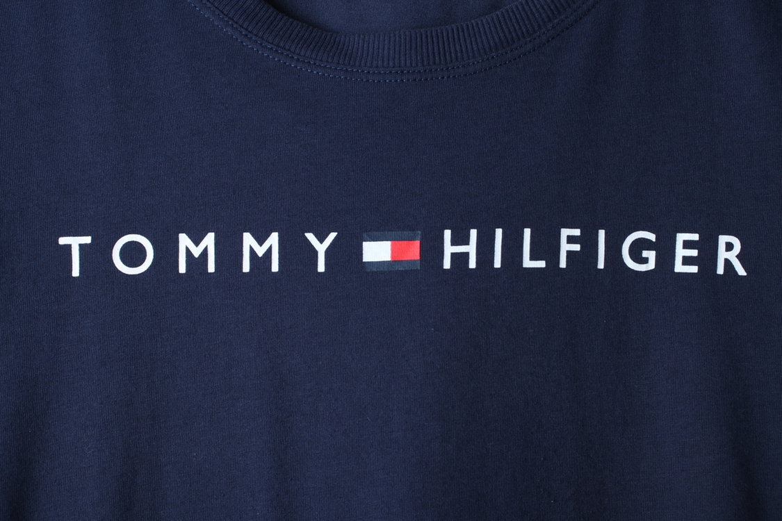 W(XL-2XL) 타미힐피거 반팔 티셔츠 레터링 이미지