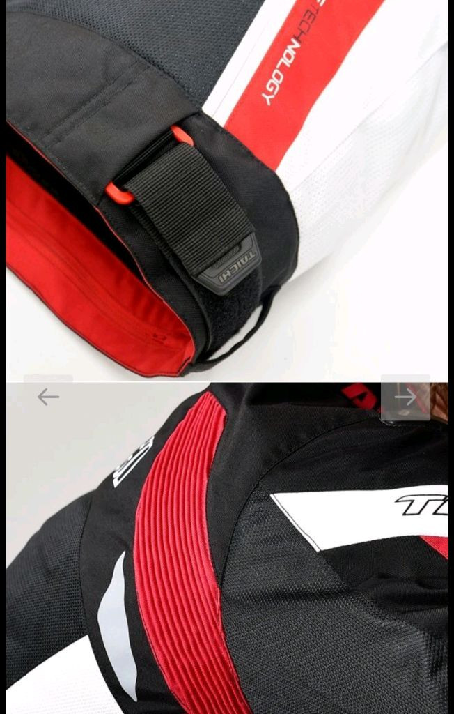 RS 타이치(RS Taichi)의 RSJ308 Armed 하이 프로텍션 메쉬 재킷 보호대포함(XL)여름철 라이딩에 이미지