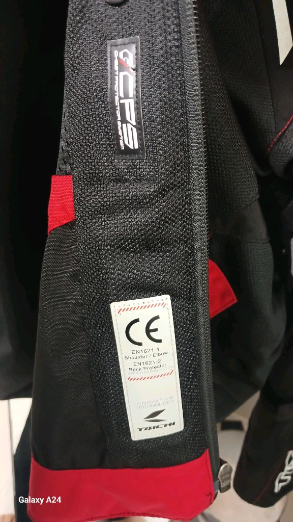 RS 타이치(RS Taichi)의 RSJ308 Armed 하이 프로텍션 메쉬 재킷 보호대포함(XL)여름철 라이딩에 이미지