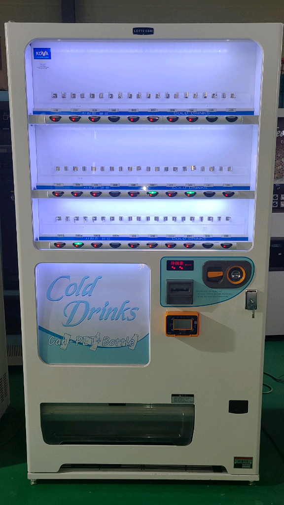 롯데기공 롯데자판기 LVP562BL캔/페트LVC525캔전용음료수페트자판기 이미지