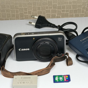 캐논 SX 210 IS 빈티지 레트로 감성 카메라 이미지