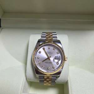 롤렉스 116233 데이저스트 36mm 옐로골드 콤비 실버 텐포인트 팔아여 이미지