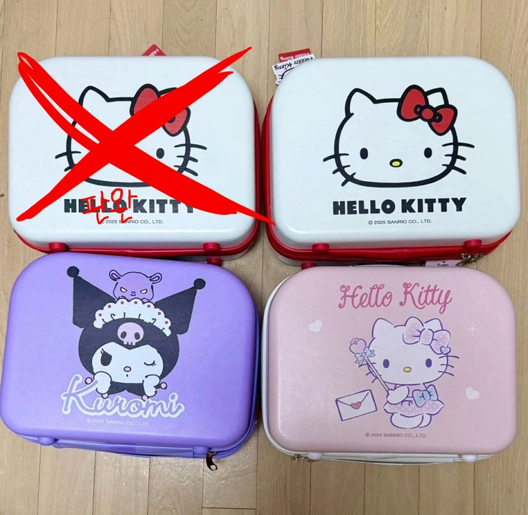 (새상품) 산리오 헬로키티 레디백, 쿠로미 레디백 이미지